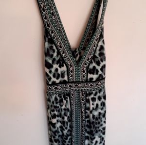 Y2K INC Maxi cheetah dress